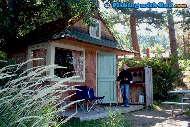 Our lakeside accommodation by St Mary Lake on Salt Spring Island