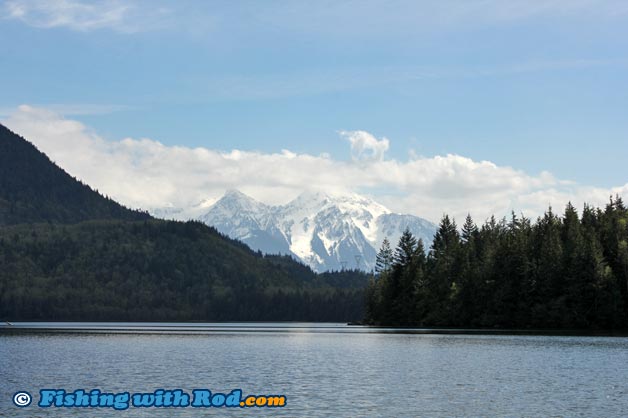 Hicks Lake fishing at Sasquatch Provincial Park