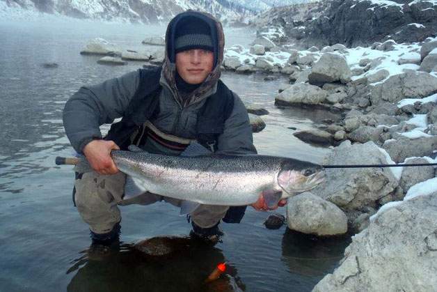 Jig fishing for steelhead with Andrew Redmont